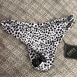 Black & White Cheeky Bikini Bottoms